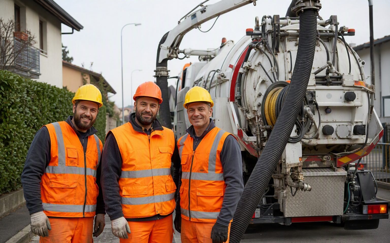 Squadra con escavatore a risucchio pronta alla valutazione a Varese e nei comuni serviti